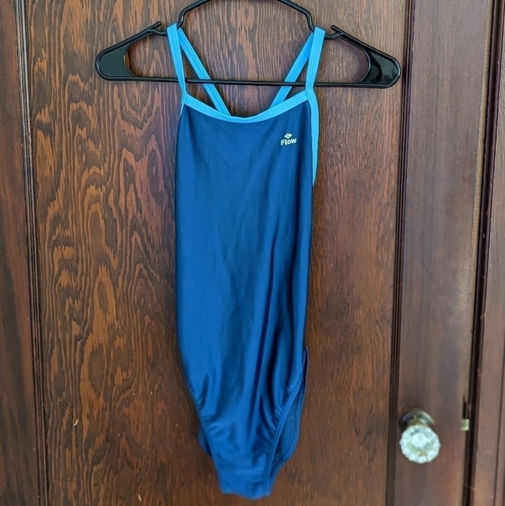 Flow Blue Athletic Workout Swimwear Size 30/ Women's Medium